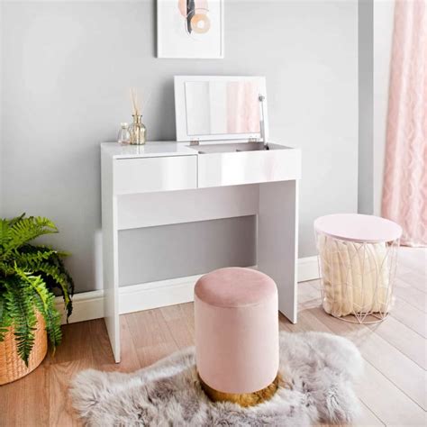 Norsk Dressing Table - White | Bedroom Furniture - B&M