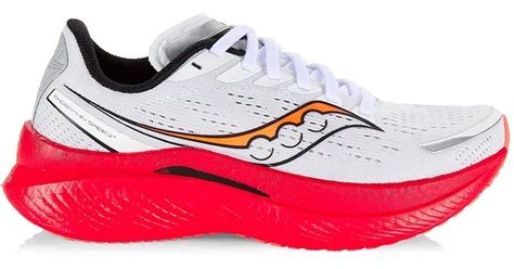 Saucony Endorphin Speed 3 Sneakers in Red | Lyst