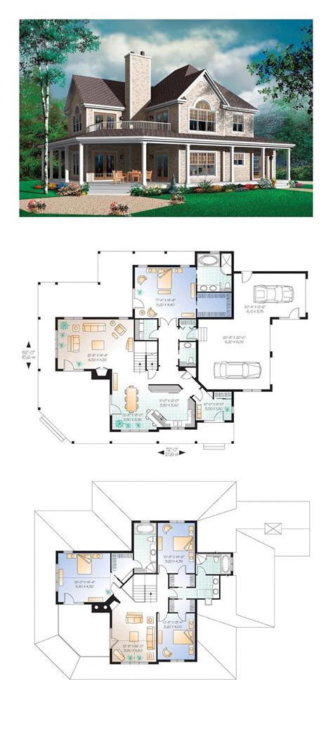 Best Selling COOL House Plan ID: chp-22158 | Total Living Area: 2992 sq ...