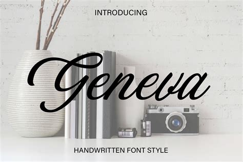 Geneva Font by TRUONG QUAN STUDIO · Creative Fabrica