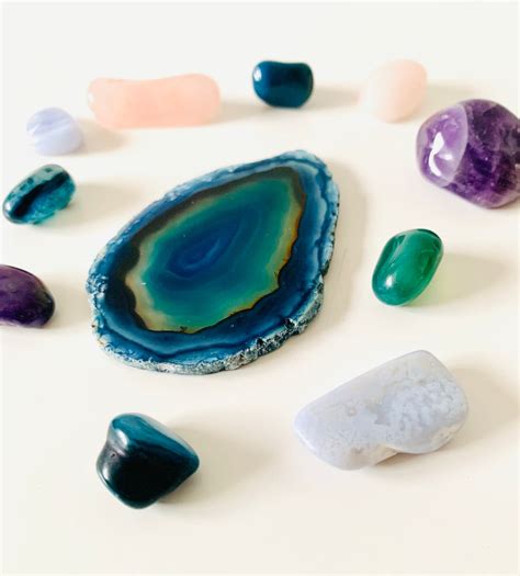 Collection of Natural Geode and Gemstones - Etsy