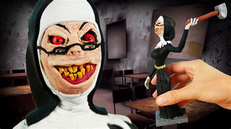 Making EVIL NUN in POLYMER CLAY! - YouTube