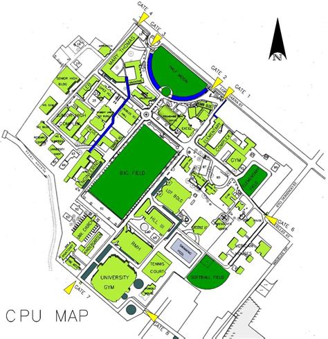 Central State University Campus Map