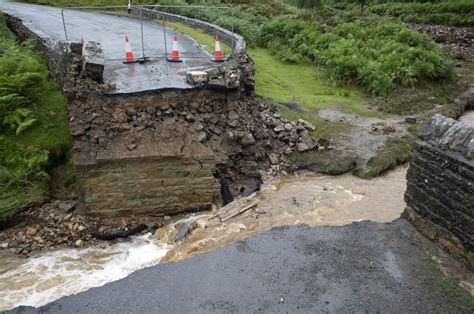 North Yorkshire flooding: pub landlady 'nearly drowns' and bridges ...