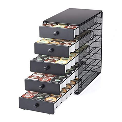 NIFTY Solutions 90 K-Cup Capacity 5-tier Coffee Pod Storage Drawer ...