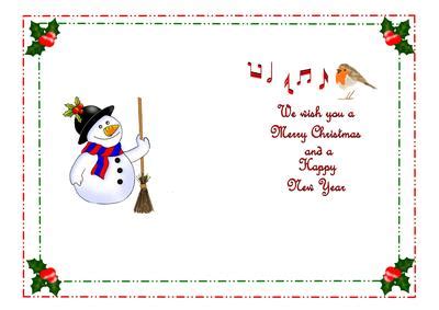 A Merry Christmas Insert - CUP472782_688 | Craftsuprint