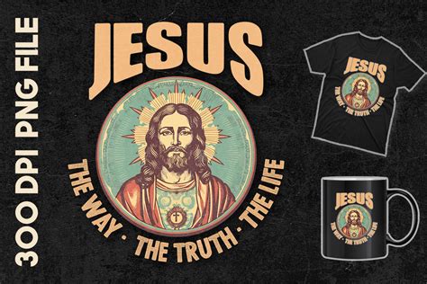 Jesus the Way the Truth the Life Graphic by Unlimab · Creative Fabrica