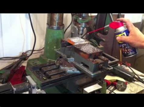 First run of my Harbor Freight CNC mill drill conversion - YouTube