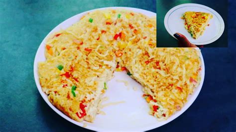 How to make Nigeria Indomie and Egg Frittata - YouTube