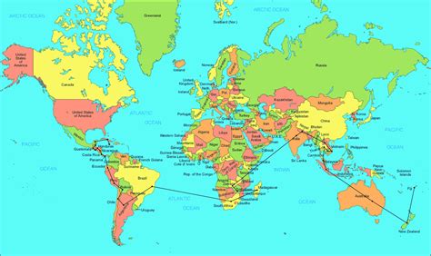 World Map With Countries In 2020 World Map Continents Continents And ...