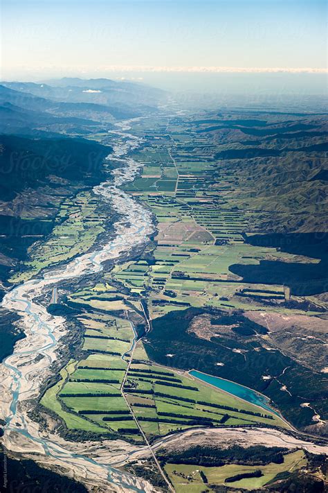 "Wairau Valley And Wairau River In Marlborough, New Zealand" by Stocksy ...