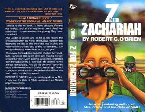 Z For Zachariah By Robert O'brien Z For Zachariah, Ya, 60% OFF