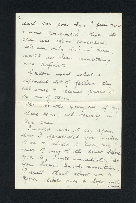 Letter to Mrs K Wynn from Florence Russell · IBCC Digital Archive