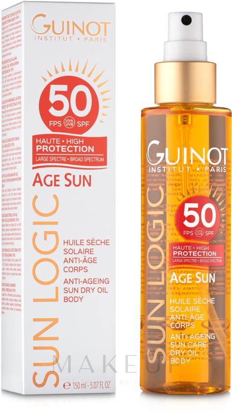 Guinot Age Sun Anti-Ageing Sun Dry Oil Body SPF50 - Anti-Aging Sun Dry ...