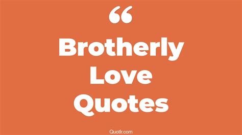 45+ Gorgeous Brotherly Love Quotes That Will Unlock Your True Potential