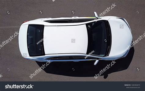 Aerial View White Car Parking Stock Photo 1085984879 | Shutterstock