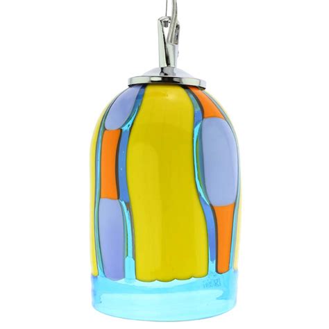 Murano Glass Lighting | Murano Glass Pendant Light - Blue Lagoon