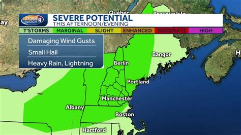 Strong storms Wednesday in New Hampshire