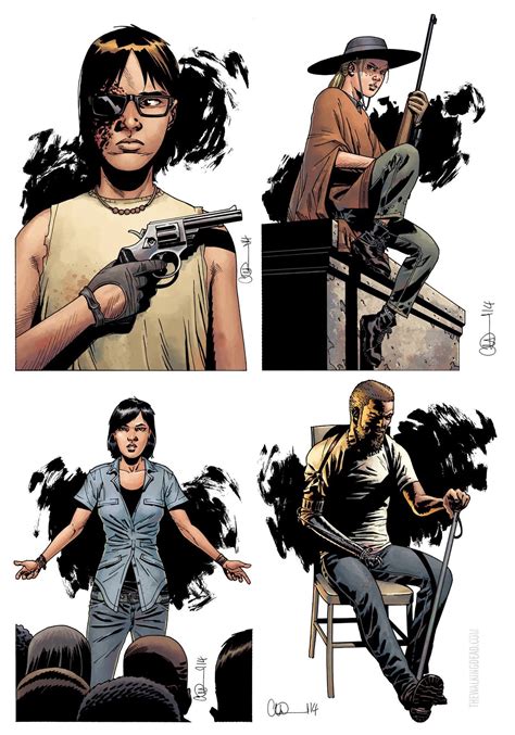 Carl.Andrea.Maggie.Rick... Comics. Walking Dead Comic Book, Walking ...