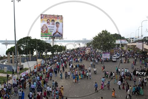 Image of Ganesh immersion Hyderabad.-BB836426-Picxy