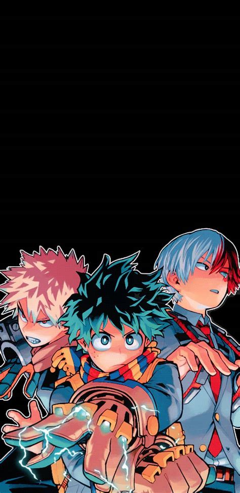 Download My Hero Academia power trio – Deku, Todoroki and Bakugou ...