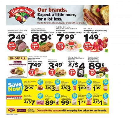 Hannaford (ME) Weekly Ad Flyer November 1 to November 7