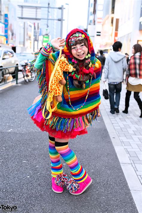 Harajuku Decora w/ Rainbow Fashion, Cute Hair Clips & Giraffe Bag ...