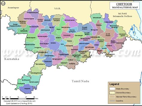 Chittoor Tehsil Map