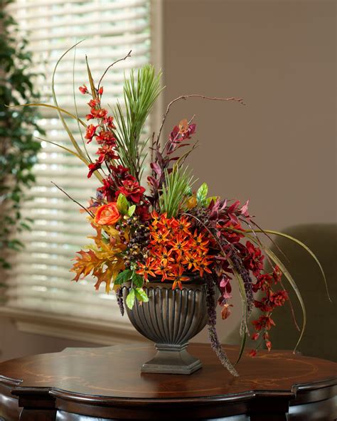 Fall Flower Arrangements Artificial