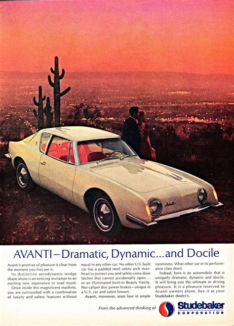 Studebaker Avanti "The World's Fastest Production Car"