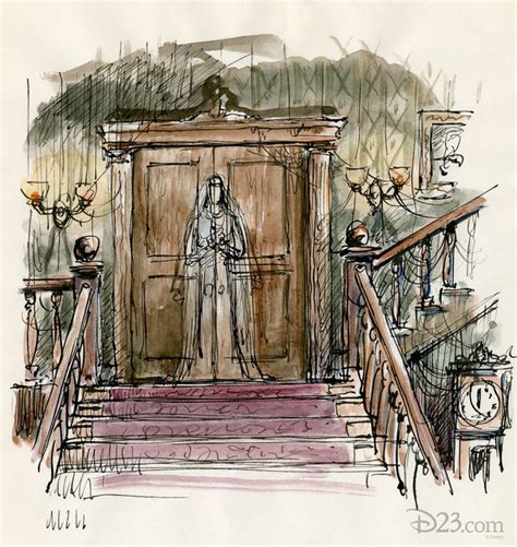 Rare "The Haunted Mansion" Concept Sketches - Bloody Disgusting