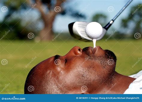 Funny Golf Stock Image - Image: 4818391