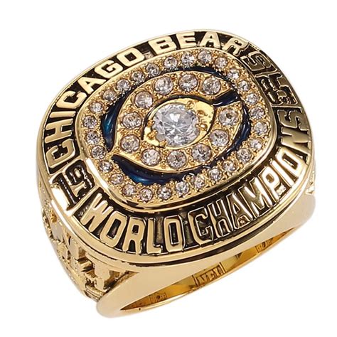 NFL 1985 Chicago Bears Super Bowl Championship Ring Championship Ring ...