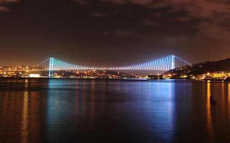 istanbul, Turkey, City, Sea, Of, Marmara, Bridge, Road, Reflection ...