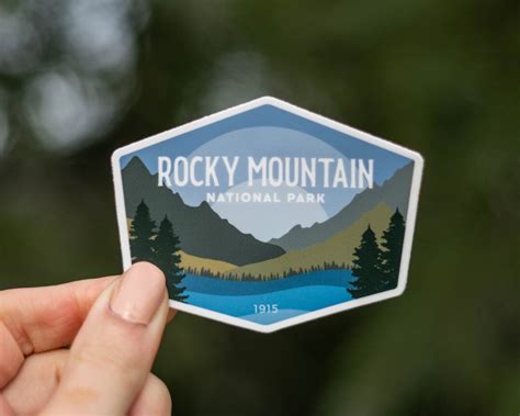 Rocky Mountain National Park Sticker - Etsy