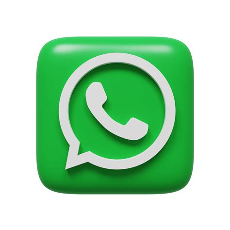 logotipo do whatsapp. renderização 3D. 12162809 PNG