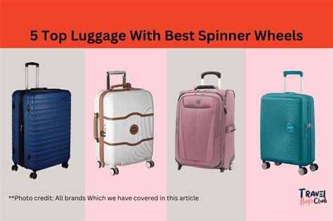 5 best spinner wheels luggage reviews in 2023 - travelbagsclub