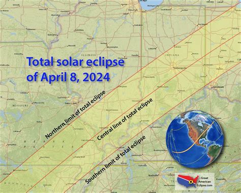 2024 Solar Eclipse Path Interactive Map Satellite - Nelia Linnet