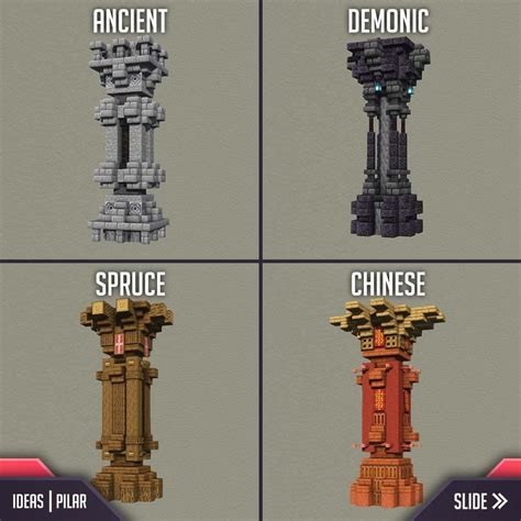 Minecraft Medieval Pillar