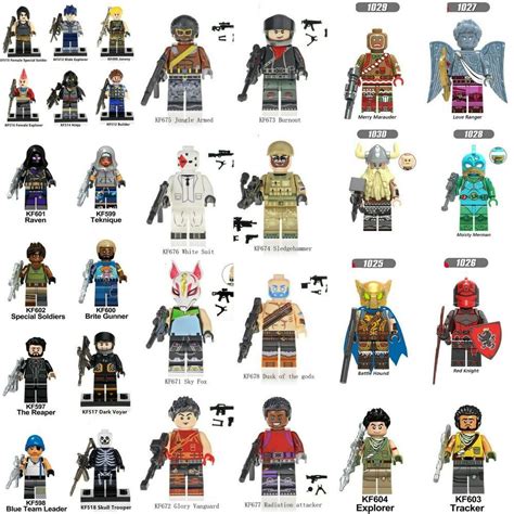 *NEW* Custom fit Lego Fortnite Battle Royale Minifigures Sky Fox ...