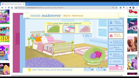 My Scene Room Makeover Game (Stylin' Bedroom) - YouTube