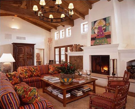 Mexican inspired Living room by Ann James Interior Design CA | Hacienda ...