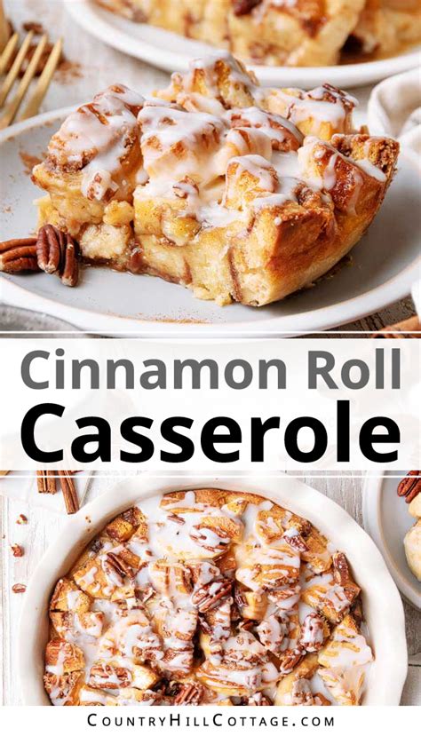 Easy Pillsbury Cinnamon Roll Casserole