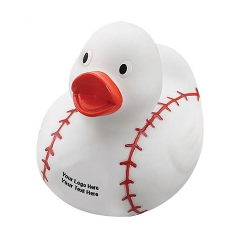 Customized Baseball Rubber Ducks