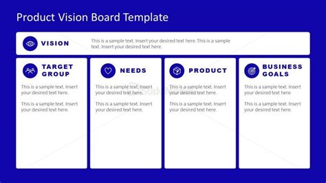 Product Vision Representation Slide Design - SlideModel