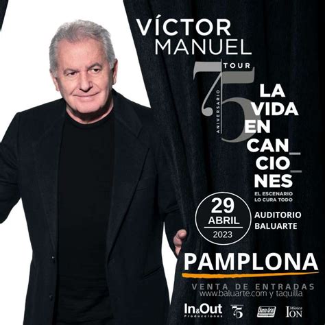 Víctor Manuel actuará en Baluarte el próximo 29 de abril – Ferminmusic.com