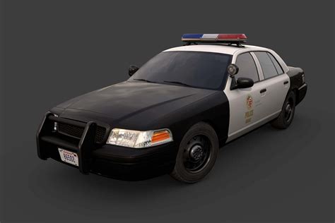 Los Angeles LAPD Police Car - 3D Model by Kanistra Studio