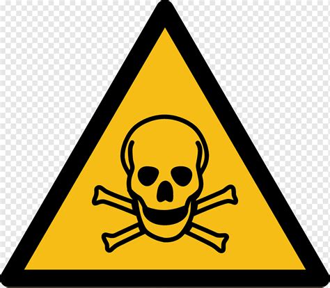 Hazard symbol Warning sign Toxicity Poison, frie, label, warning Sign ...