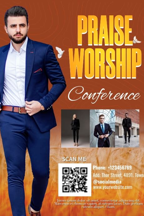 Praise and Worship Poster Template | PosterMyWall