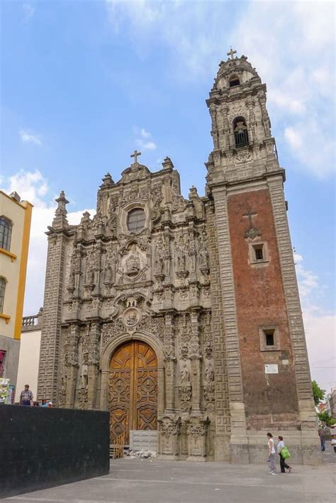 Mexico City Cathedral Architecture Style Editorial Photography - Image ...